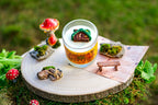 Cottagecore countryside candle inspired by peaceful rolling hills and garden paths