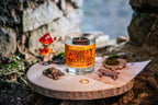 Shire inspired home fragrance candle with fig blackberry and fresh grass scent