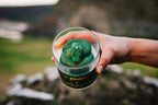 Dark fantasy wizard inspired candle with serpent design by EverWonder